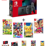 Pack Nintendo Switch Gris + Nuevo Super Mario