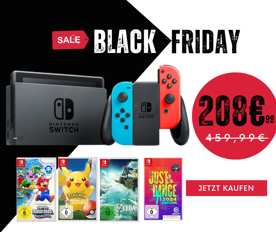 Consola Nintendo Switch + 4 juegos